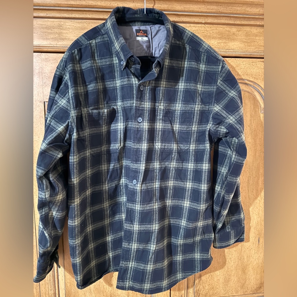 Green & Black Heavy Flannel